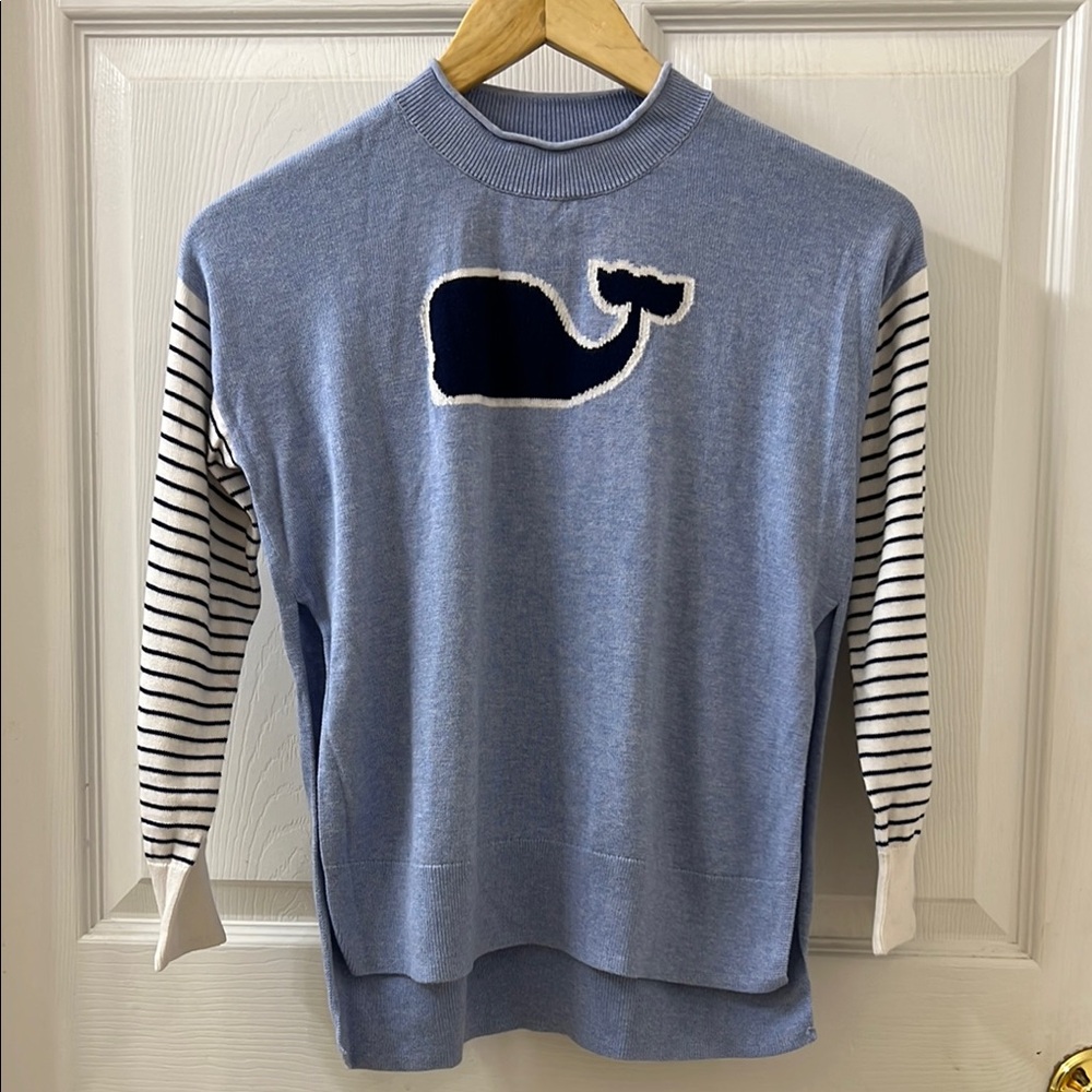 Vineyard Vines Blue and White Nautical Sweater